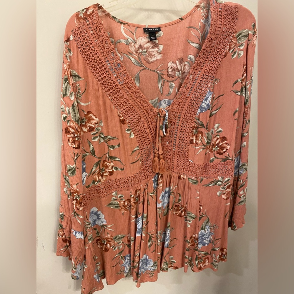 Torrid hippie blouse